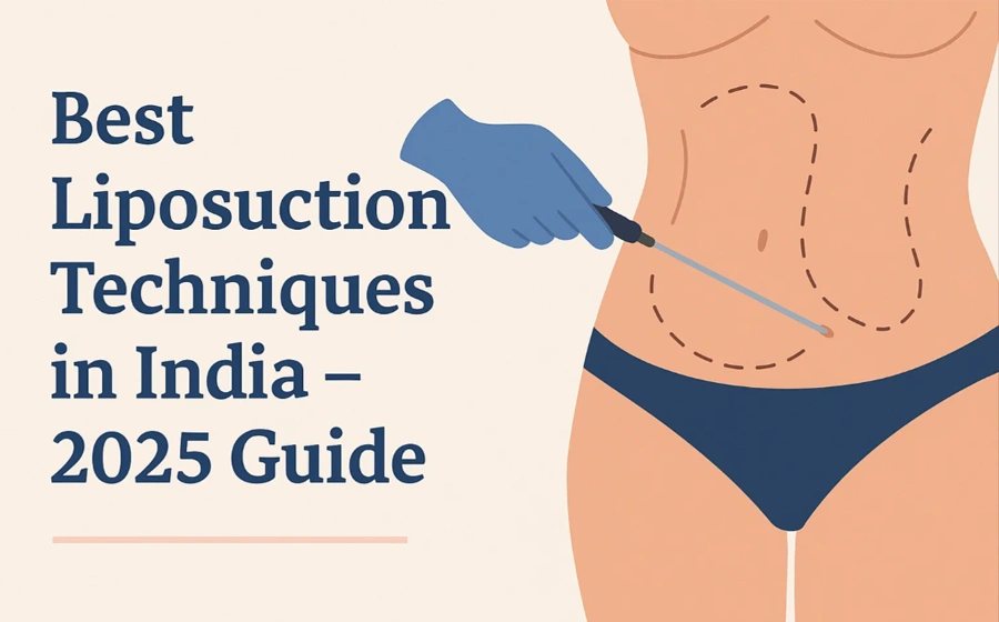 Body contouring liposuction procedure illustration – India 2025 guide