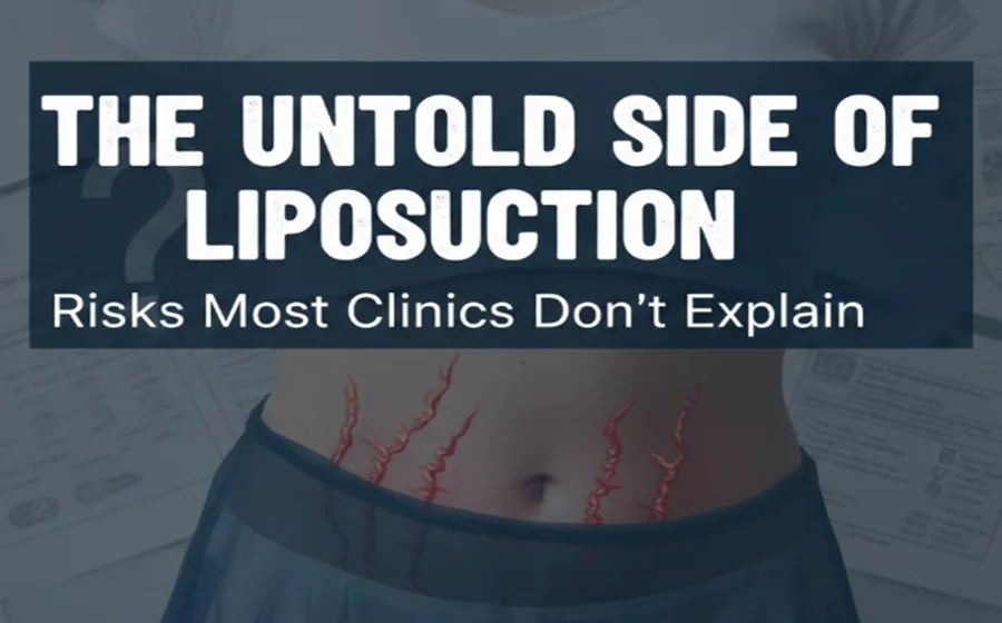 The untold side of liposuction showing surgery risks most clinics don’t explain.