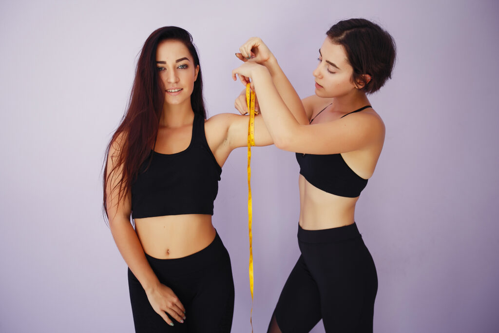 beautiful young girls gym