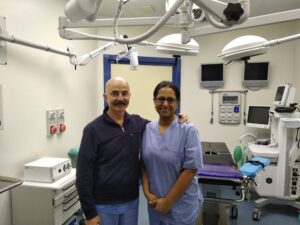 With Dr Giovanni Botti Italy