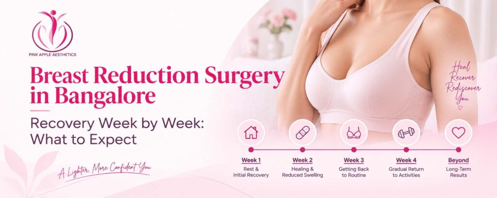 Breast Reduction Surgery in Bangalore Recovery Week by Week: What to Expect 1 breast reduction recovery blog banner 100kb